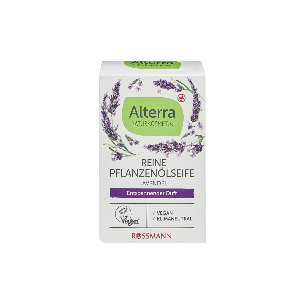 Alterra NATURAL COSMETICS pure vegetable oil soap lavender 100 g