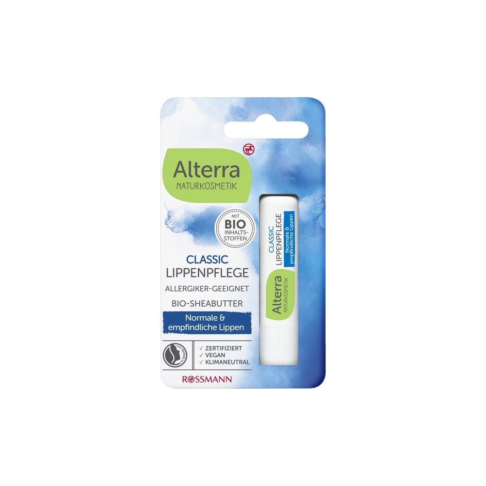 Alterra NATURAL COSMETICS Sensitive lip balm, fragrance-free 4.8 g