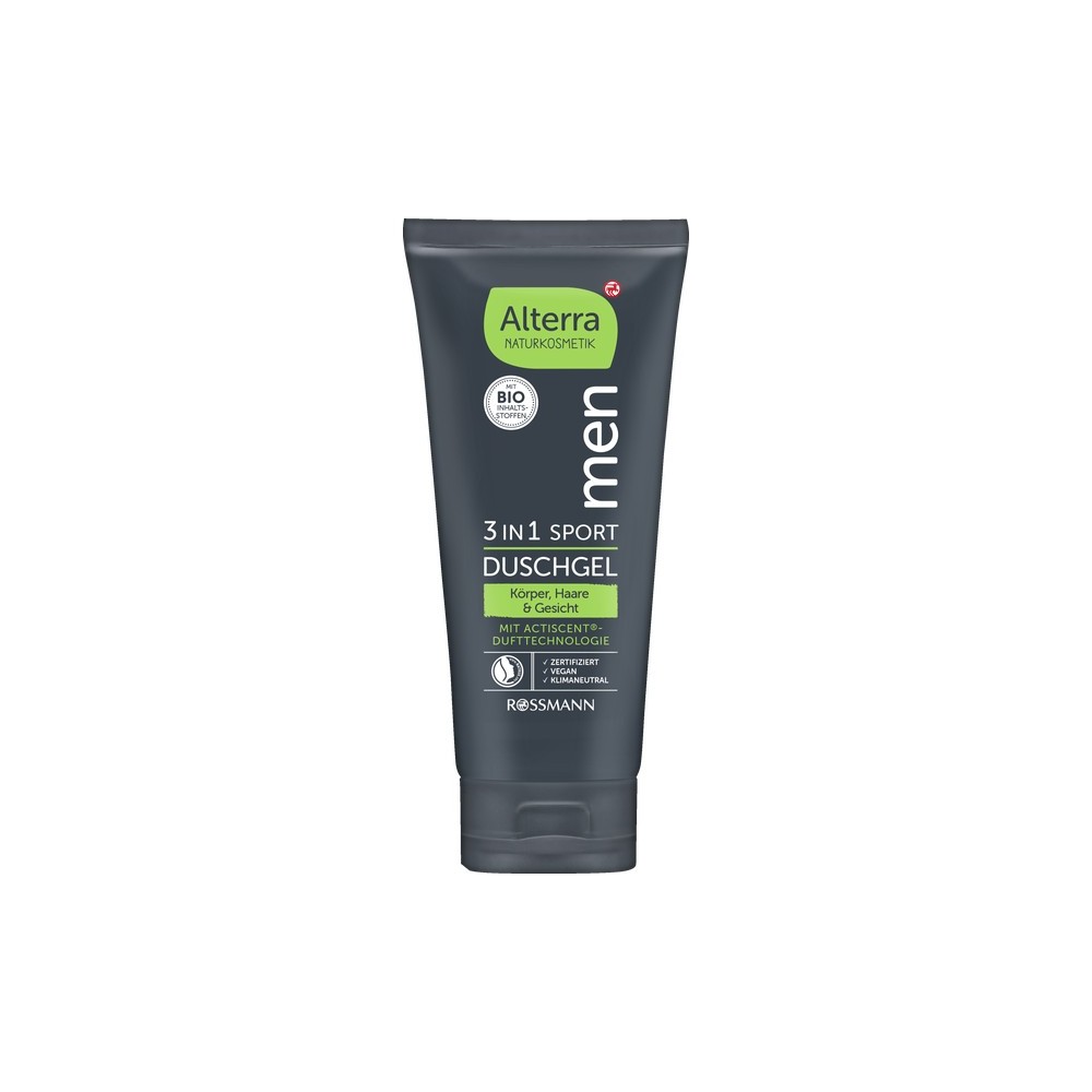 Alterra NATURAL COSMETICS men 3 in 1 sports shower gel 200 ml