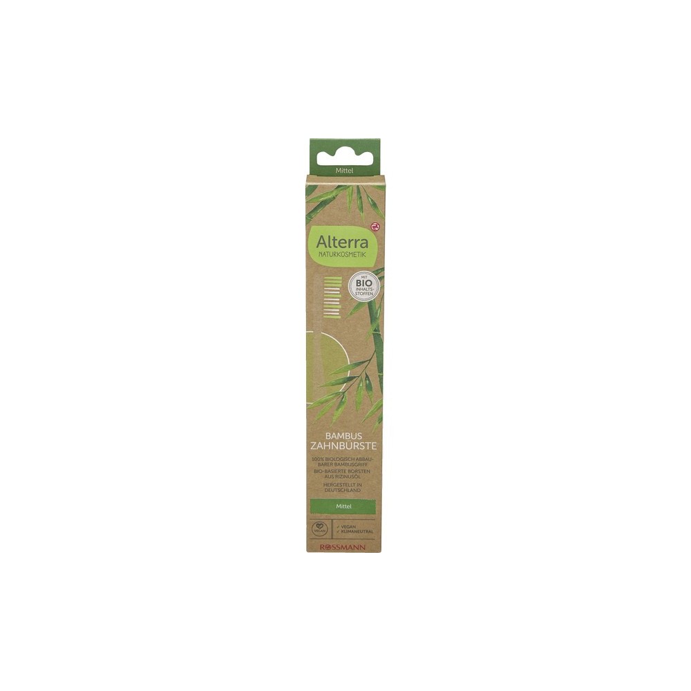 Alterra NATURAL COSMETICS Bamboo toothbrush means 1 piece