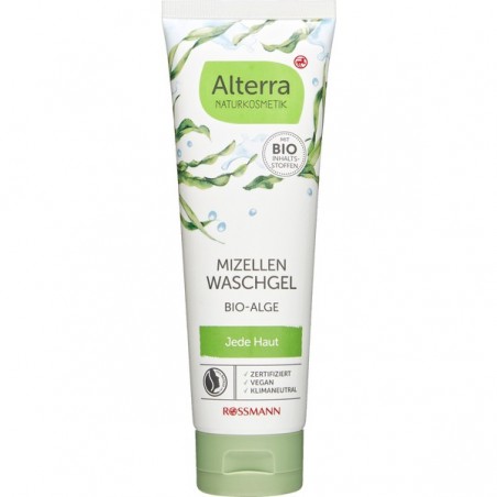Alterra NATURAL COSMETICS Micellar wash gel organic algae 125 ml