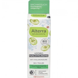 Alterra NATURAL COSMETICS Hydro night cream organic grape & organic white tea 50 ml