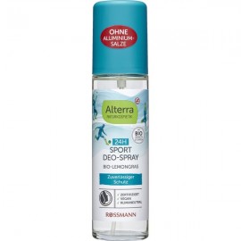 Alterra NATURAL COSMETICS Sports deodorant spray caffeine & organic lemongrass 75 ml