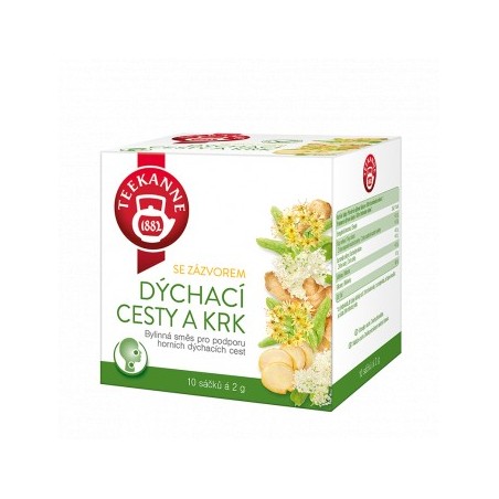 Teekanne Respiratory system and neck with ginger tea 18g