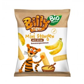 Billy Tiger BIO mini corn sticks with millet banana flavor 30 g