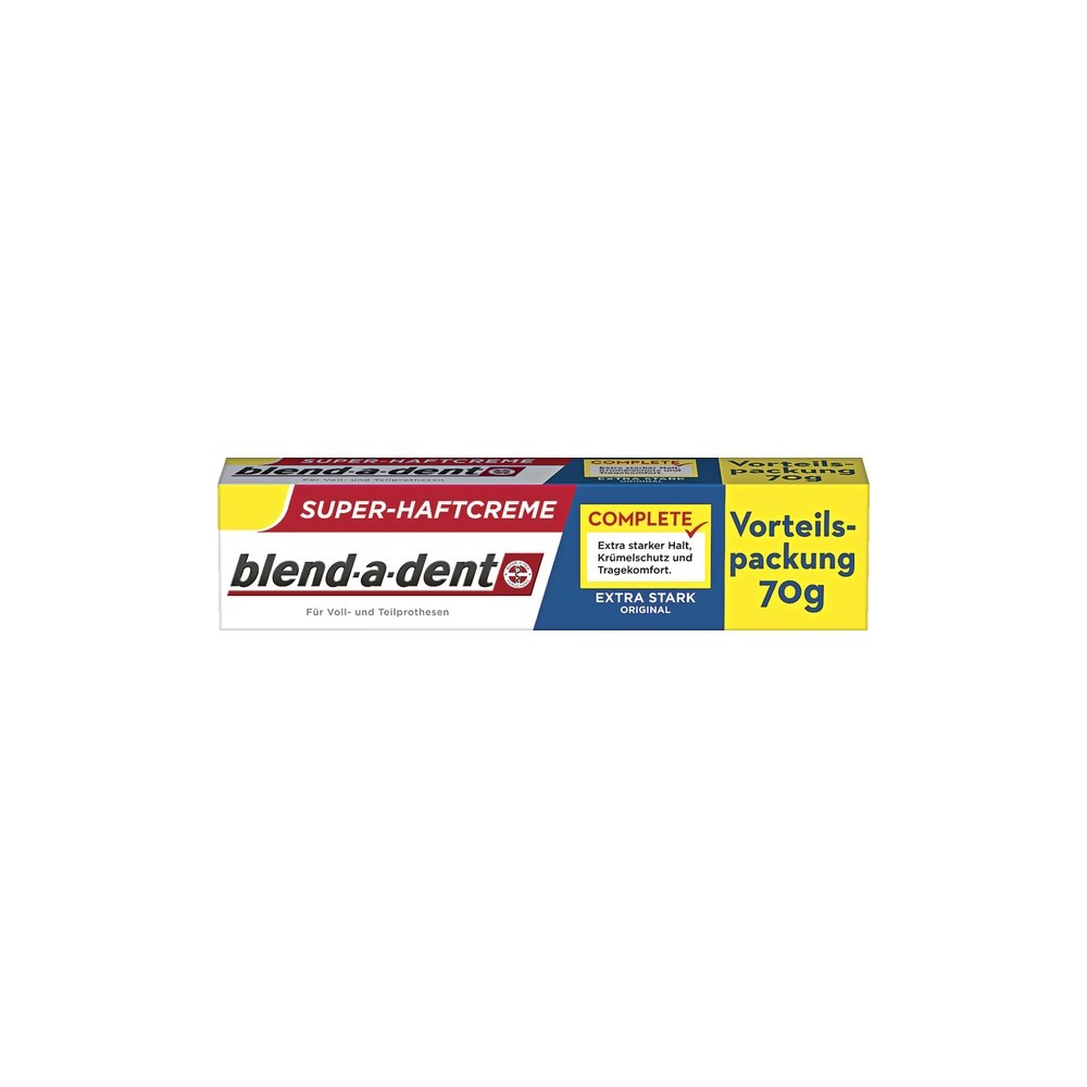 Blend-a-dent Complete Extra Strong Original Super Adhesive Cream 70 g