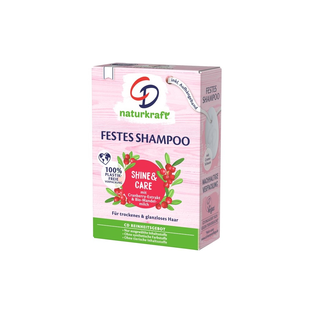 CD Solid shampoo organic almond milk & cranberry 75 g