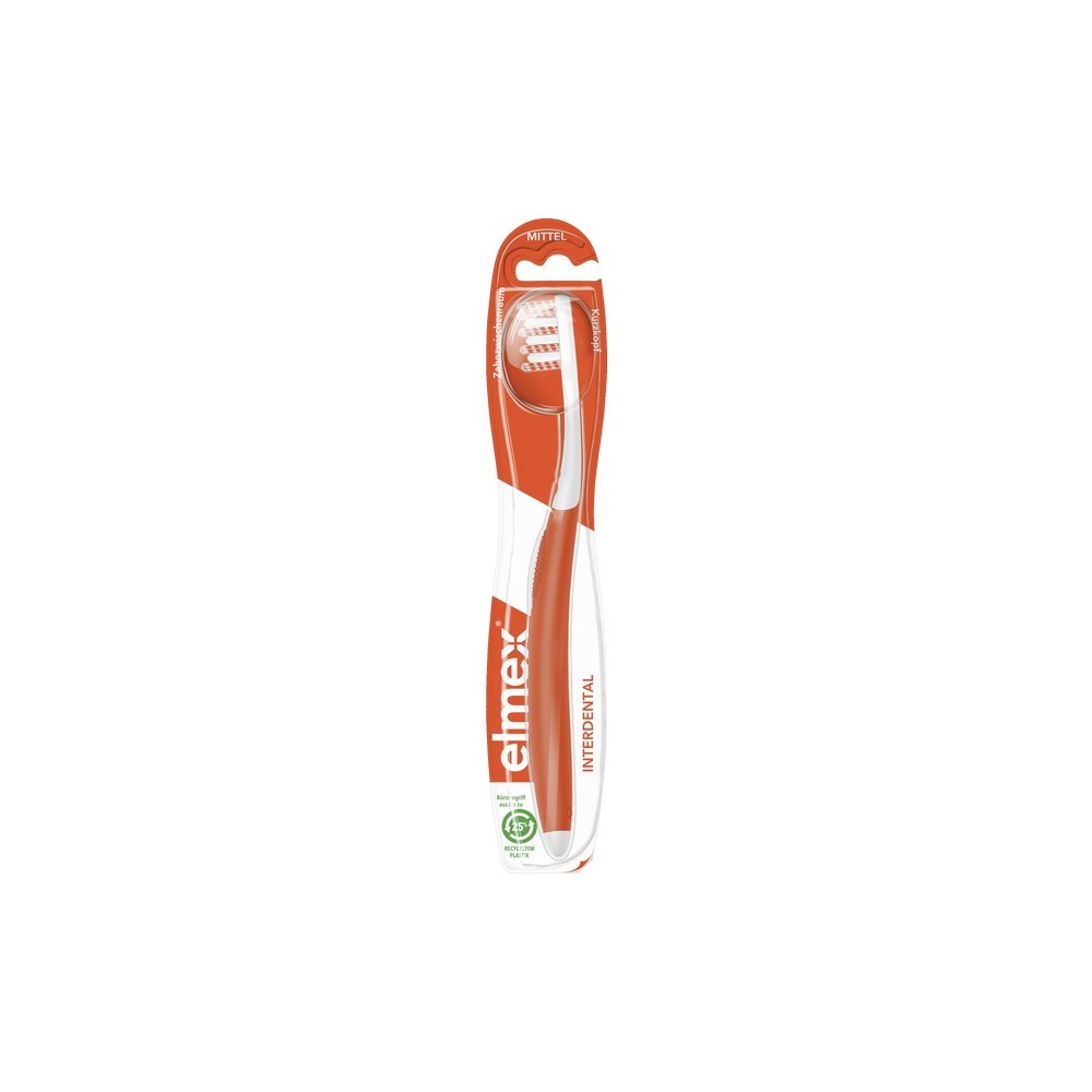 elmex Interdental toothbrush medium 1 piece
