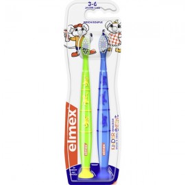 elmex Children's toothbrush soft double pack 2 pieces