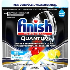 finish Dishwasher tabs Quantum Ultimate Citrus, 25 pcs