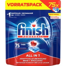 finish Dishwasher tabs all-in-1 storage pack, 75 pcs