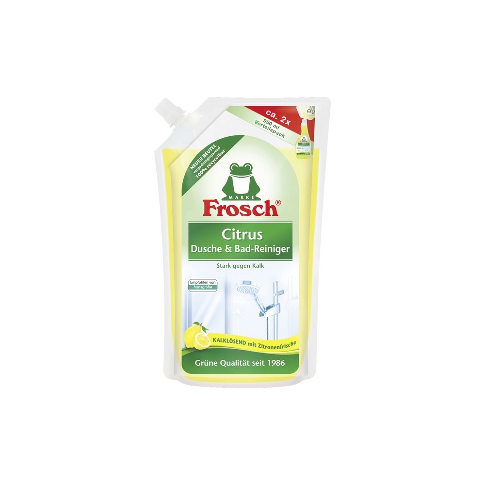 Frosch Citrus shower & bath cleaner refill bag 950 ml
