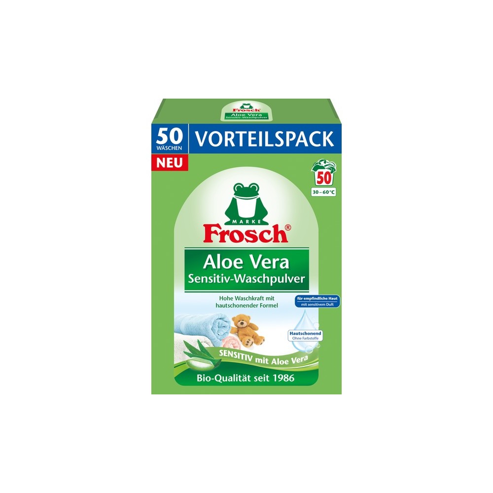 Frosch Aloe Vera Sensitive Washing Powder 50 WL