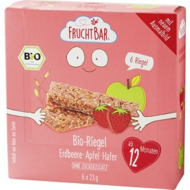 Fruchtbar Organic strawberry-apple-oat bars 138 g