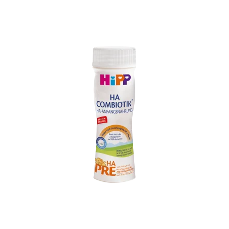 Hipp Pre HA Combiotik Anfangsmilch, trinkfertig, ab der Geburt, 200 ml (MHD 10/2025)