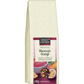 KING'S CROWN Passionsfrucht-Orange-Früchtetee 250 g / 8,75 oz