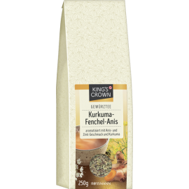 KING'S CROWN Kurkuma-Fenchel-Anis-Tee 250 g