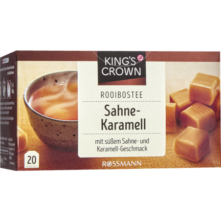 KING'S CROWN Rooibostee Sahne-Karamell