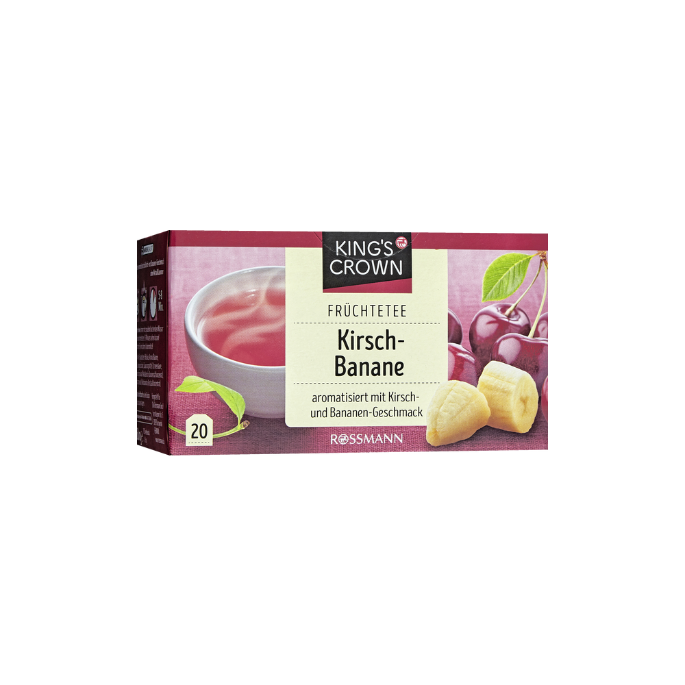 KING'S CROWN Kirsch-Banane 20 Teebeutel