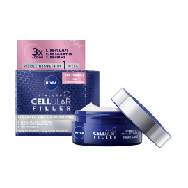Nivea Hyaluron Cellular Filler Straffende Anti-Age Nachtcreme 50 ml / 1,6 fl oz