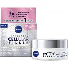 Nivea Hyaluron Cellular Filler Straffende Anti-Age-Tagescreme SPF 15 50 ml / 1,7 fl oz