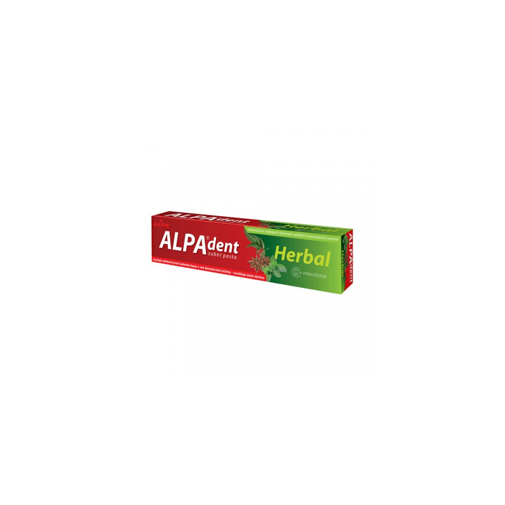 ALPA-dent HERBAL Zahnpasta mit Mikropartikeln 90 g