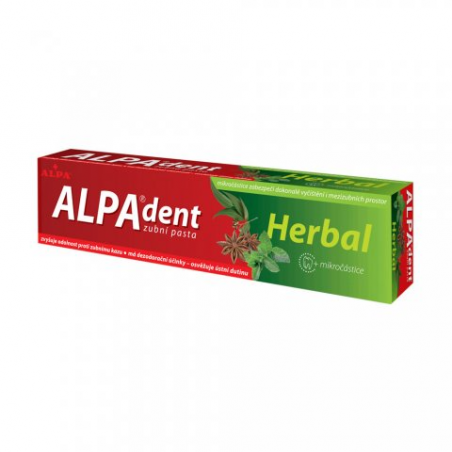 ALPA-dent HERBAL Zahnpasta mit Mikropartikeln 90 g