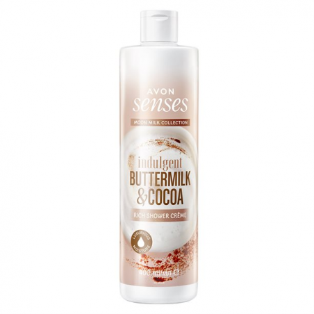 AVON Creamy shower gel with buttermilk and cocoa 400 ml