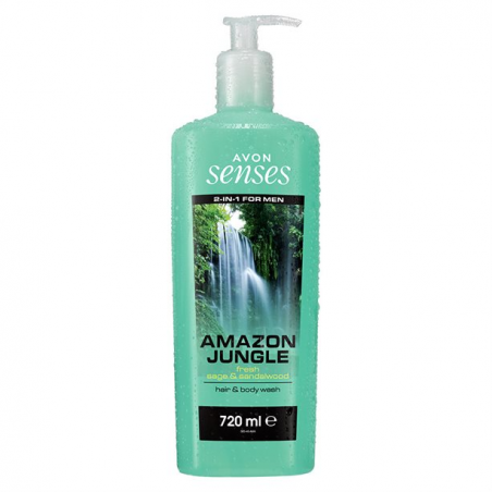 AVON Amazon Jungle body and hair shower gel 720 ml