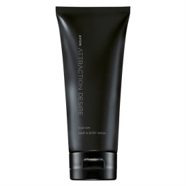 AVON Attraction Desire for Him body and hair shower gel 200 ml