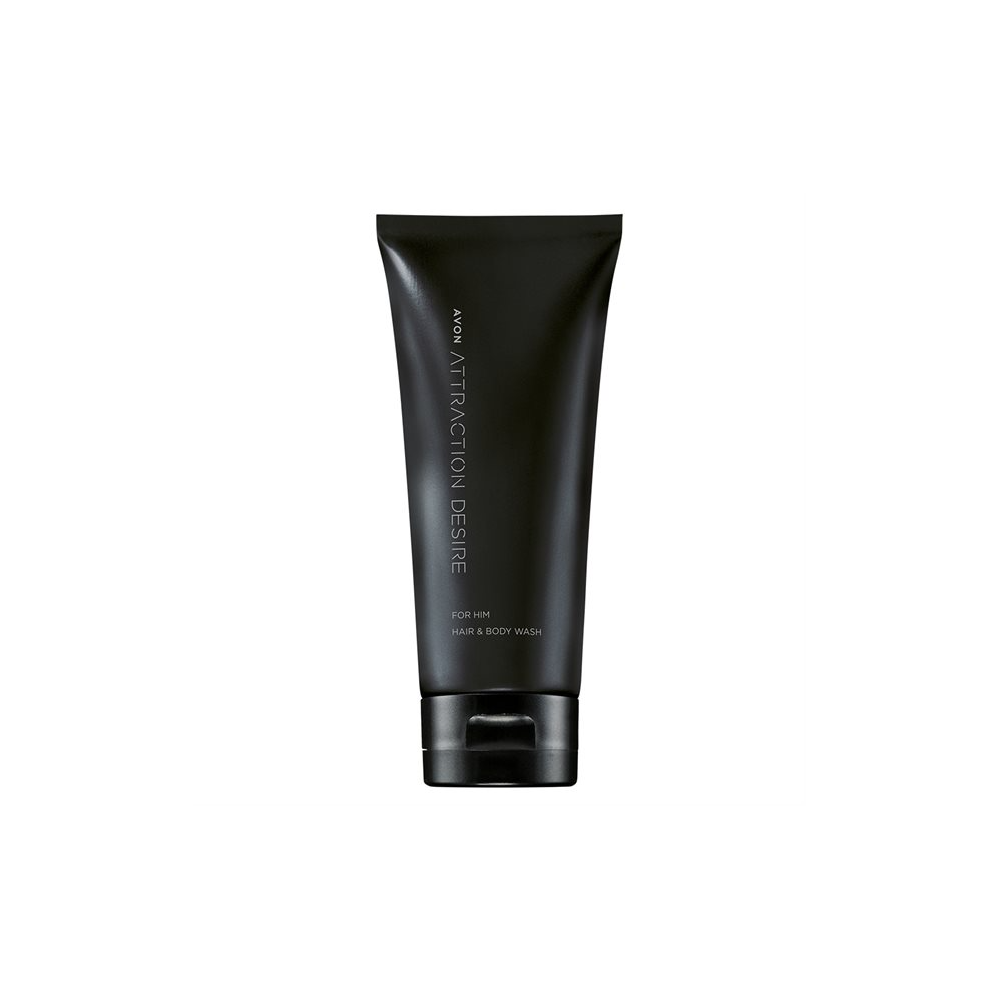 AVON Attraction Desire for Him body and hair shower gel 200 ml