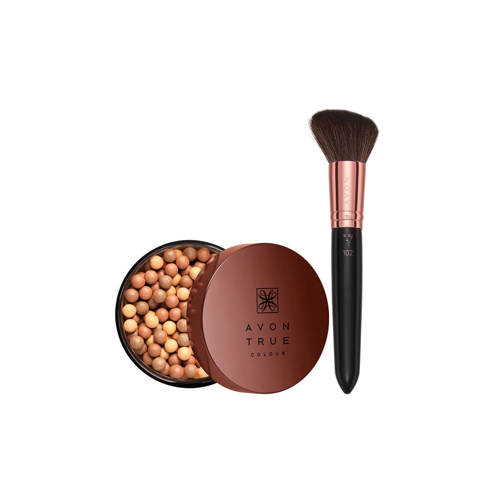 AVON DEEP BRONZE CONSTRUCTION AND BRONSIZING TINTING PEARLS SET