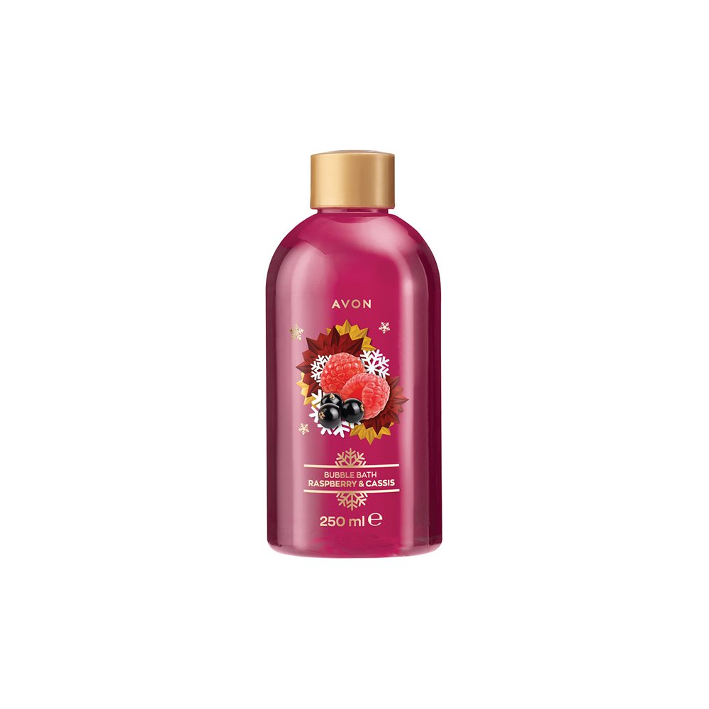 AVON Bath foam with the scent of raspberries and black currants 250 ml