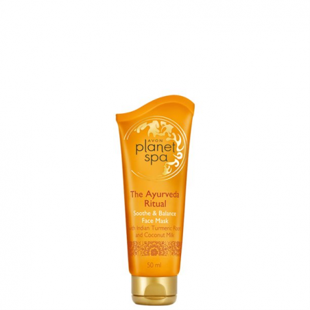 AVON Beruhigende Gesichtsmaske mit Kurkuma und Kokosmilch 50 ml