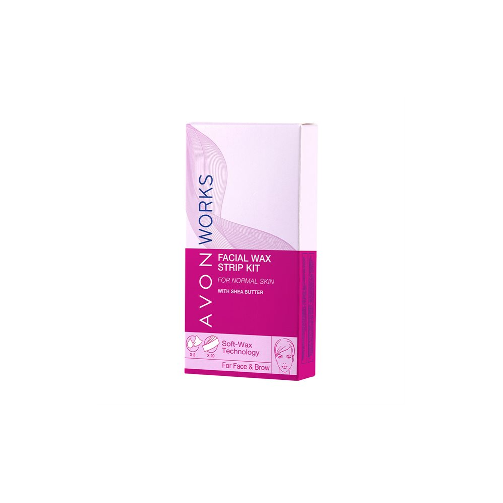 AVON Wax depilatory strips on the face 20 pcs