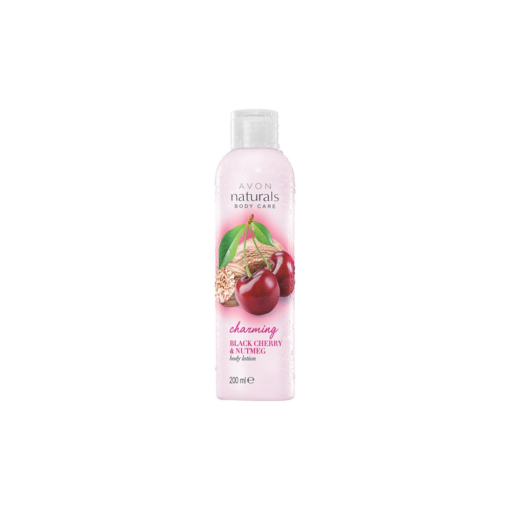 AVON Body lotion with black cherries and nutmeg 200 ml