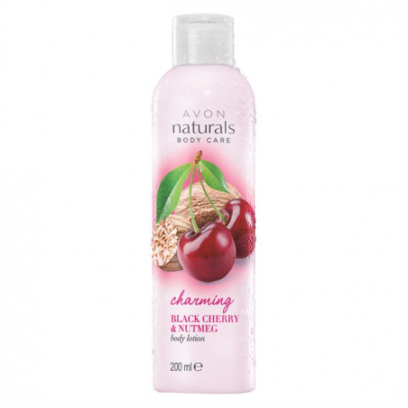 AVON Body lotion with black cherries and nutmeg 200 ml