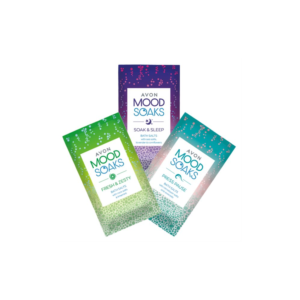 AVON BATH SALT SET 3 x 80 g