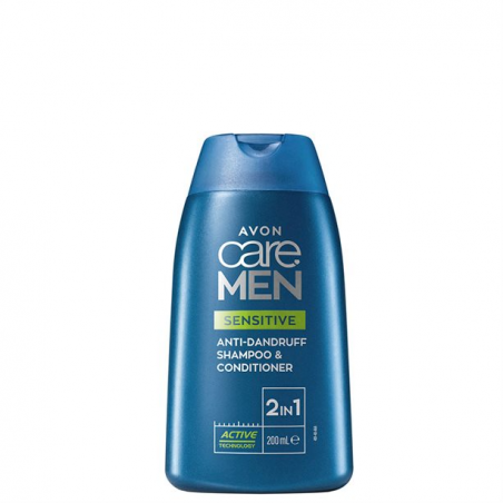 AVON Care Men Sensitive Anti-Dandruff shampoo & conditioner 2in1 200 ml / 6.8 fl oz
