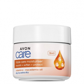 AVON Feuchtigkeitsspendende Gesichtscreme mit Vitamin E und Macadamiaöl 100 ml