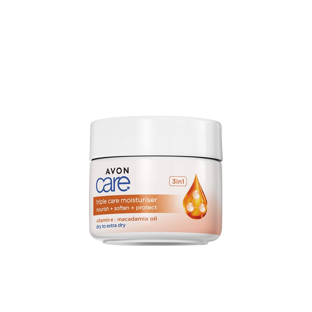AVON Moisturizing face cream with vitamin E and macadamia oil 100 ml