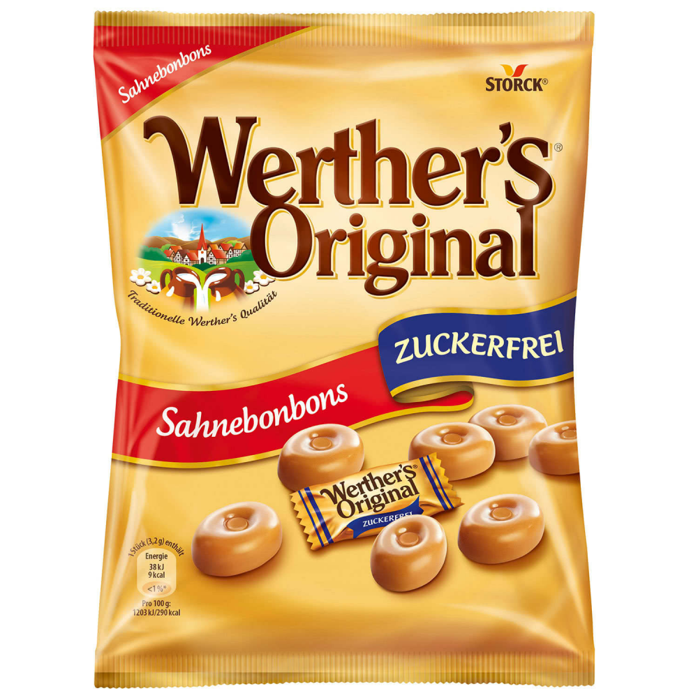 Werther's Original Sahnebonbons zuckerfrei 70 g