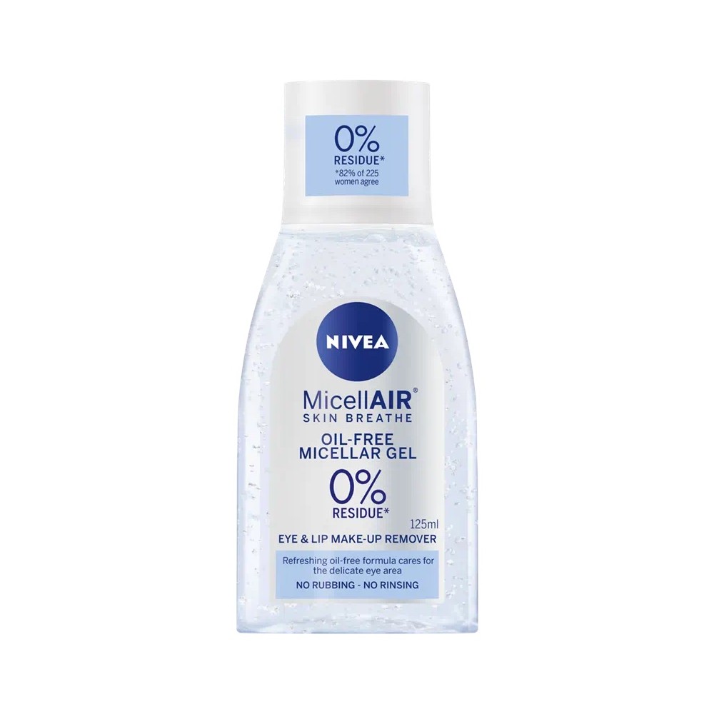 Nivea MicellAIR Oil-Free Gel Eye Make-Up Remover 125 ml / 4.2 fl oz