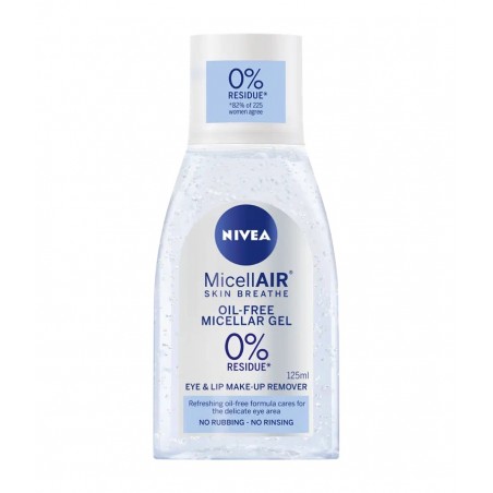 Nivea MicellAIR ölfreies Gel zur Entfernung von Augen-Make-up 125 ml / 4,2 fl oz