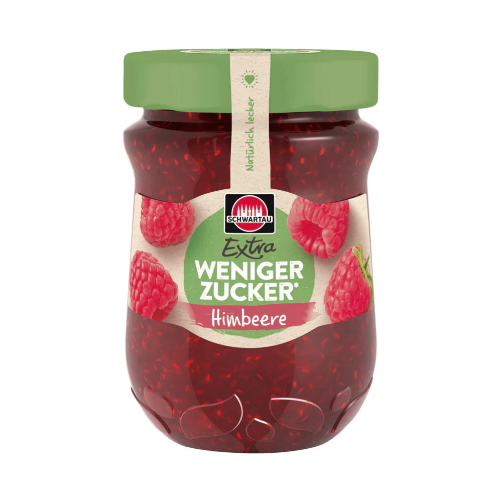 Schwartau Less Sugar Raspberry 300 g