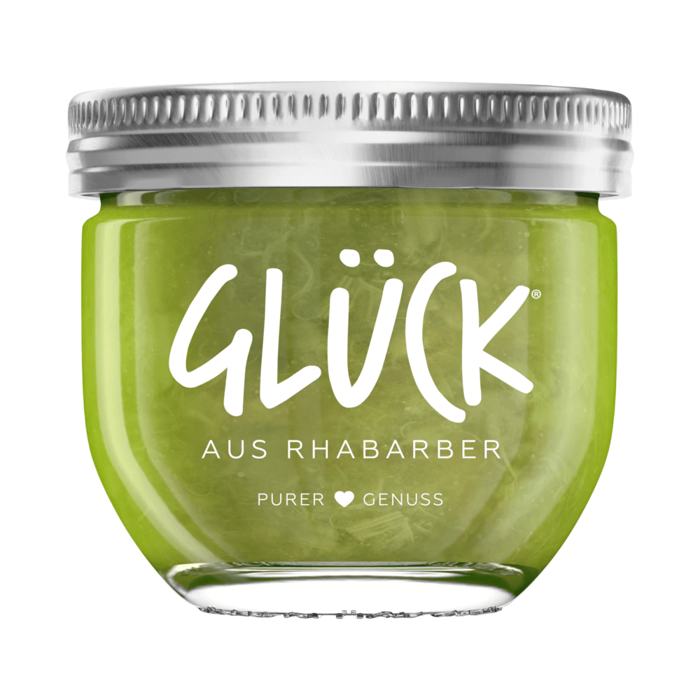 Glück Rhubarb fruit spread 230 g