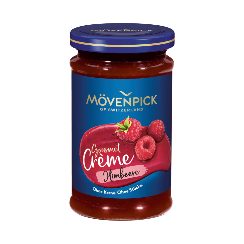 Mövenpick Gourmet Crème Raspberry Fruit Spread 250 g
