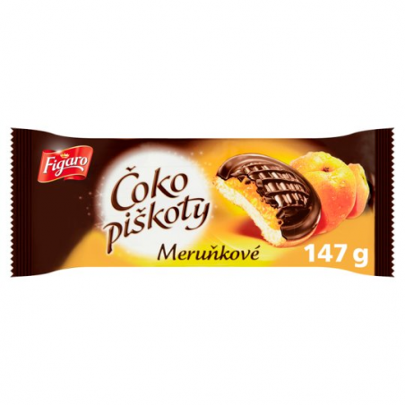 Figaro Chocolate biscuits Apricot 147g