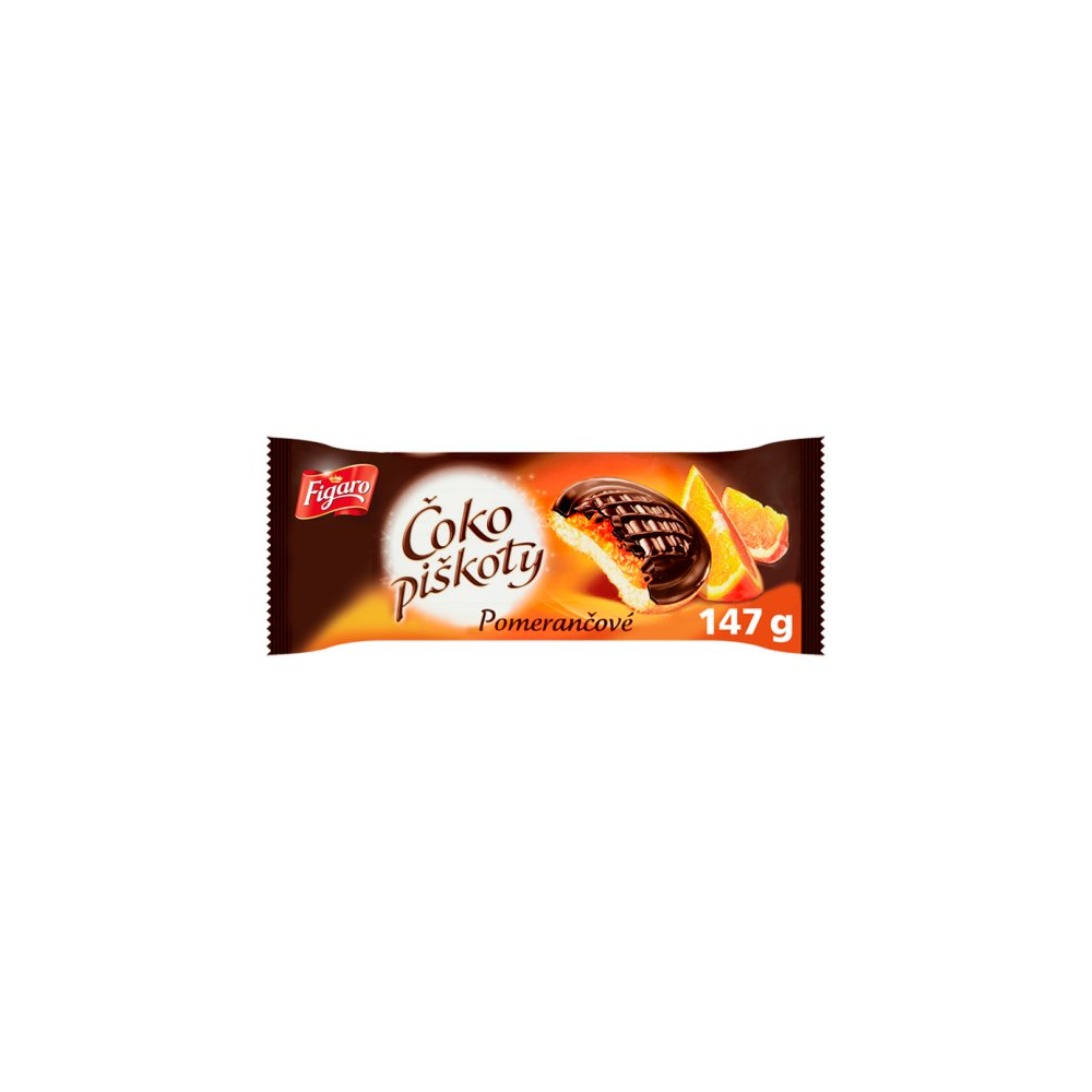 Figaro Chocolate Biscuits Orange 147g