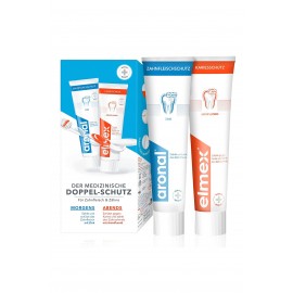 Elmex & Aronal Zahnpasta-Set 2x 75 ml / 2,5 fl oz